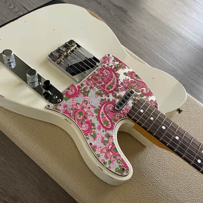 Fender Custom Shop Limited Edition '64 Telecaster (2024) Electric Guitar, Relic Aged Olympic White. ALL Documentation, MINT image 24