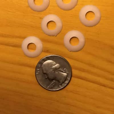 Unknown Vintage Guitar Ferrules (x6) image 6