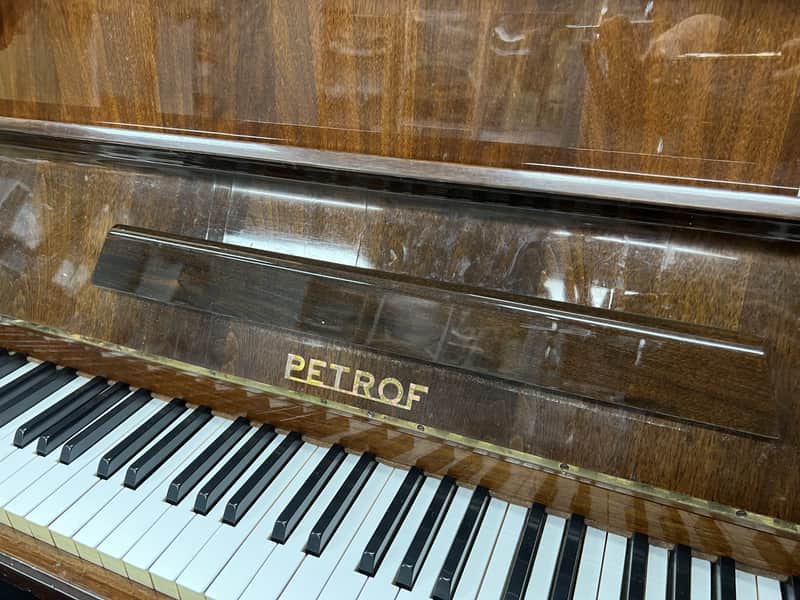 Petrof used upright 109 - Walnut image 1