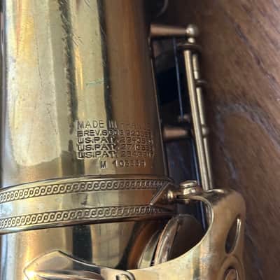 Original 1963 Selmer Mark VI Tenor Saxophone - 103xxx, American Engraved! image 6