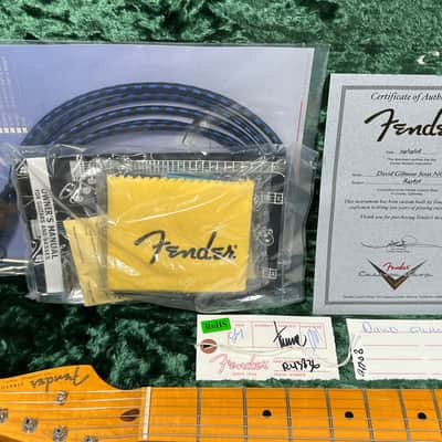 2008 Fender Custom Shop David Gilmour Stratocaster Black w/ COA image 9