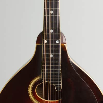 Gibson  Model A-4 Snakehead Carved Top Mandolin (1923), ser. #73657, original black hard shell case. image 8