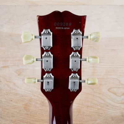 Epiphone LPS-80 Les Paul Standard (Japanese Domestic) with Bigsby MIJ 2000 Wine Red Japan Open Book Headstock w/ Bag image 18