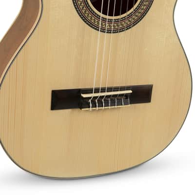 Manuel Rodriguez E-57 Ecologia Series 3/4 Size Solid Spruce Top Maple Neck Nylon 6-String Classical Acoustic Guitar image 6