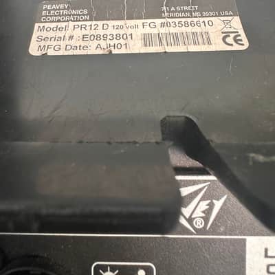 Peavey PR 12D Appx 2018/2019 - Black image 5