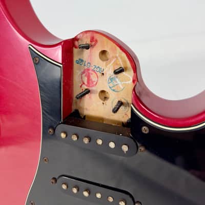 Yamaha RGZ621P Loaded Electric Guitar Body 1990’s - Ruby Red image 10