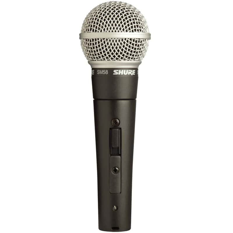 Shure SM58S | Cardioid Dynamic On Off Switch Microphone image 1