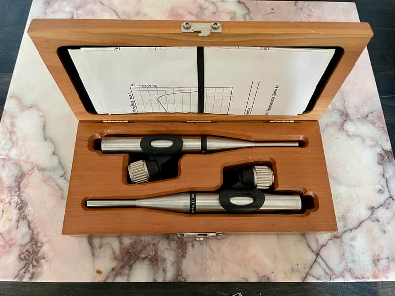 Earthworks TC30K Omnidirectional Condenser Microphone Matched Pair 2000s - Silver image 1