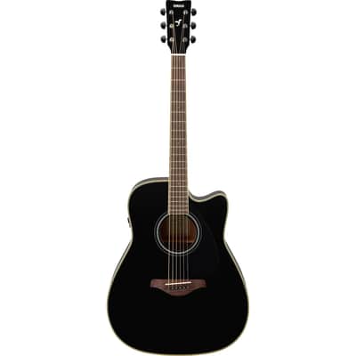 Yamaha FGC-TA TransAcoustic Cutaway - Black image 1