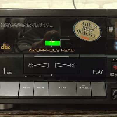 AIWA AD-WX808 Rare Vintage Dual Cassette Deck dbx Dolby HX Pro Warranty image 20