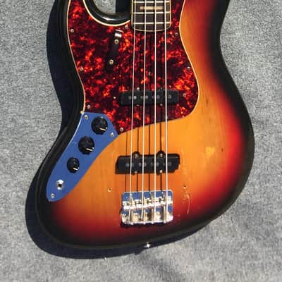 Fender Jazz Bass Lefty 1974 Sunburst Rosewood Fingerboard Bild 1