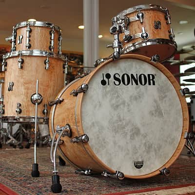 Sonor SQ2 Custom Medium Scandinavian Birch Drum Set Kit 20 10 12 14 & Snare image 3
