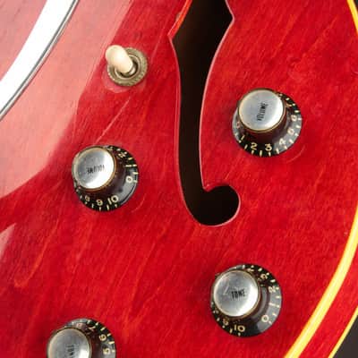 1966 Gibson ES-335TDC Cherry w/ Bigsby image 4