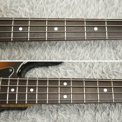 Vintage 1970's made Fernandes Stone Logo FPB-60 3tone sunburst finish  Made in Japan image 5
