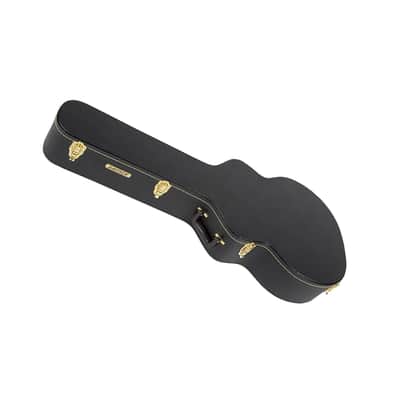 Gretsch G6302 Custom Hard Shell Flat Top Telex Finish Solid Wood Case for 12-String Acoustic Guitars (XL, Black) image 3