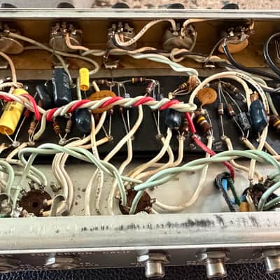 1976 Fender Princeton Reverb Silverface - Allen Amplification Serviced - Original Speaker image 6