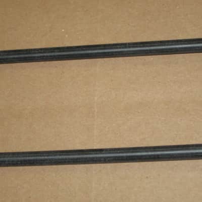 one pair new old stock Gambal GPL(UG13GPLXX) Percussive Keyboard Mallets (for xylophones and glockenspiels), 1 inch Clear (but cloudy) Hard Nylon Ball Heads with Black Synthetic Shafts, with original packaging - from 1990s - early 2000s image 14