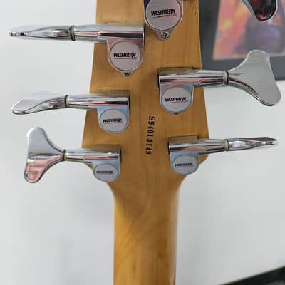 1994 Washburn XB-600R/NM Bass – Natural – EMG Preamp image 4