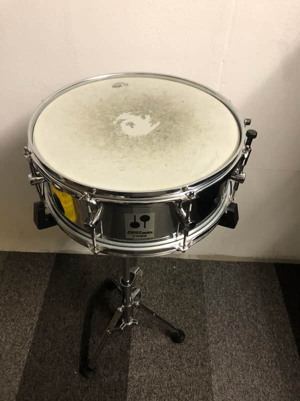 Sonor Force steel snare with stand image 1