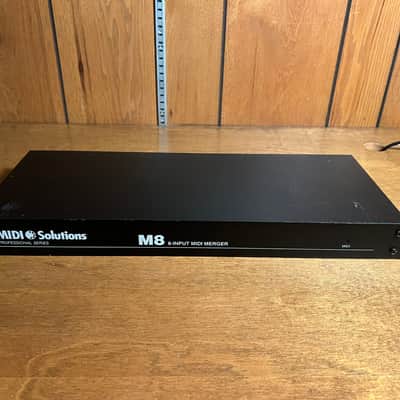 MIDI Solutions M8 8-Input Active MIDI Merger Rack | Reverb