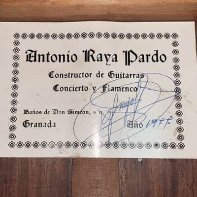 Immagine Antonio Raya Pardo 1977 classical guitar- handmade in Granada, by one of Spains most famous luthiers - video! - 12