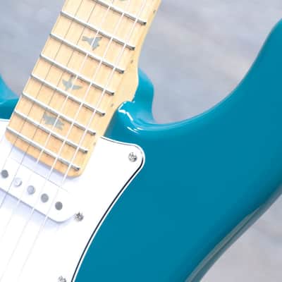 PRS SE Silver Sky Maple "Lefty" Nylon Blue Left-Handed Electric Guitar w/Bag image 5