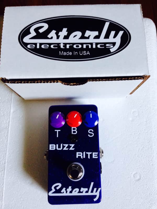 Esterly Buzz Rite Germanium Mosrite Style Fuzz 2015 Candy Sapphire image 1