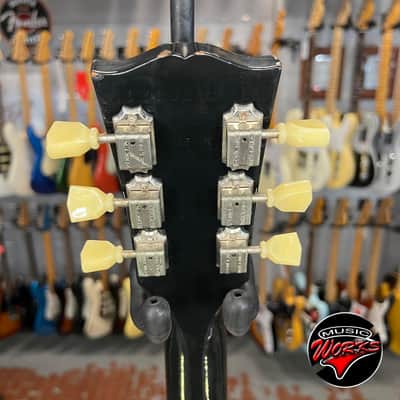 Gibson Les Paul Studio 2012 Ebony Black Repaired Hea DS Tock image 7