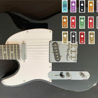 Harley Benton TE-20LH BK - WITH TWO HB PEDALS OF YOUR CHOICE - LEFTY - image 1