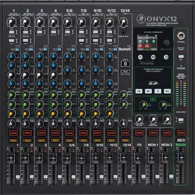 Mackie Onyx12 12-Channel Analog Mixer with Multitrack USB image 1