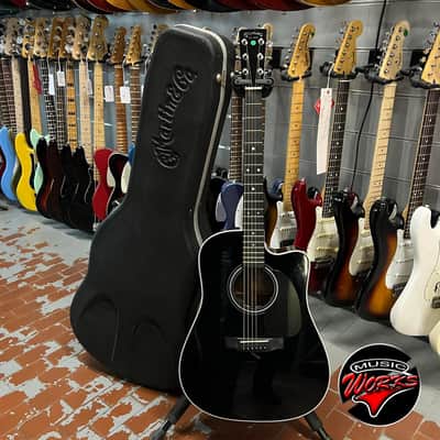 Martin   DC E Dreadnought Black image 12