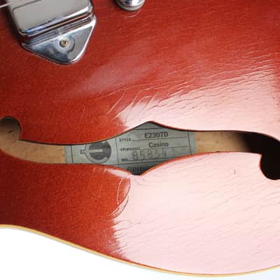 1966 Epiphone Casino sparking burgundy image 12