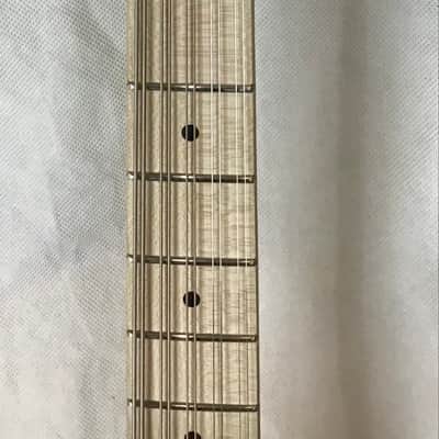 MORTone Semi hollow 10 string electric mandocello / cittern guitar conversion image 2