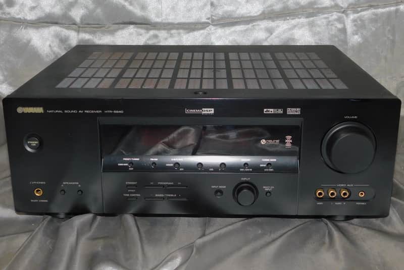 Yamaha HTR-5940 Home theater receiver with manual and remote image 1