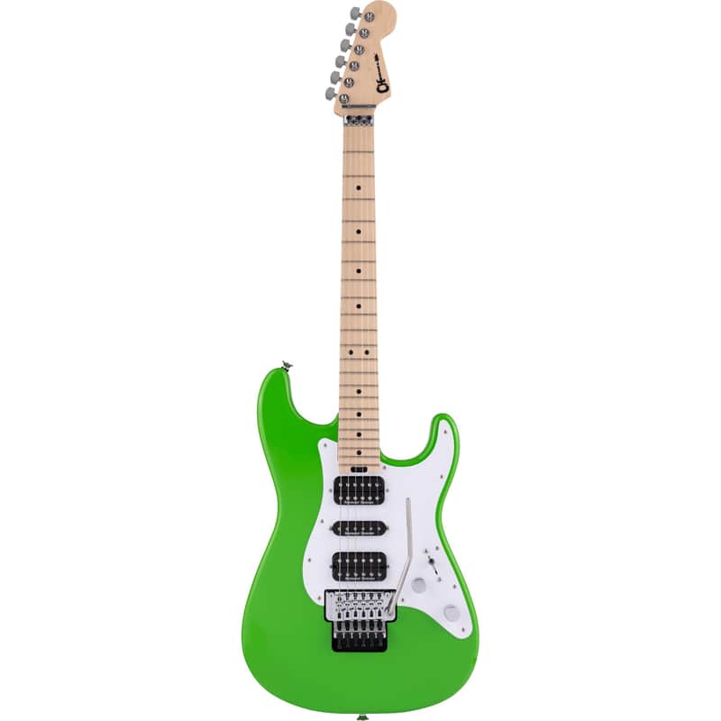Charvel 2021 Pro-Mod So-Cal Style 1 HSH FR M Electric Guitar - Slime Green - Mint, Open Box image 1