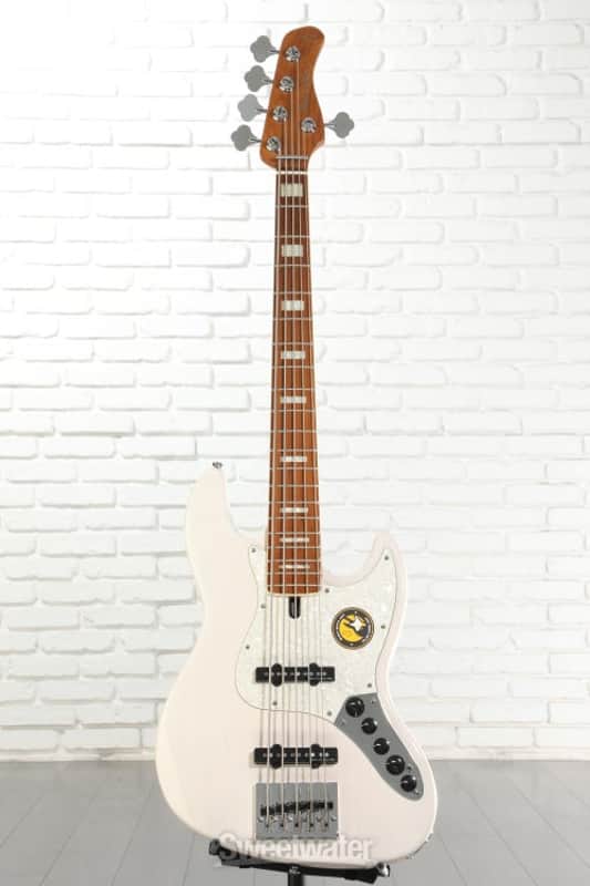 Sire Marcus Miller V8 5-string Electric Bass - White Blonde