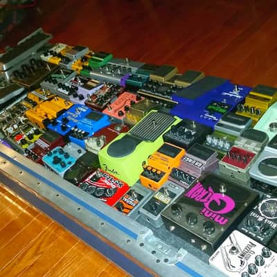 World's Largest Pedalboard Anvil Pedalboard Blue Massive! image 4