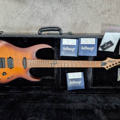 Solar Guitars SB1.6 (SB1.6HFSB) with Hardshell Case and Extras image 2
