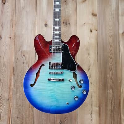 Epiphone Inspired By Gibson ES-335 Figured IG - Blueberry Burst image 1