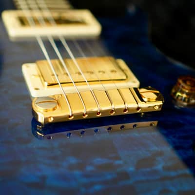 PRS 20th Anniversary Artist Top SingleCut Custom 22 Quilted Blue Brazilian Board 2007 image 21