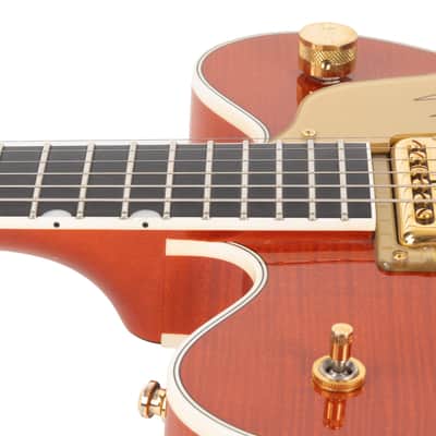 Used Gretsch G6620TDC-ORFM Center Block Flame Maple Orange 2017 image 6