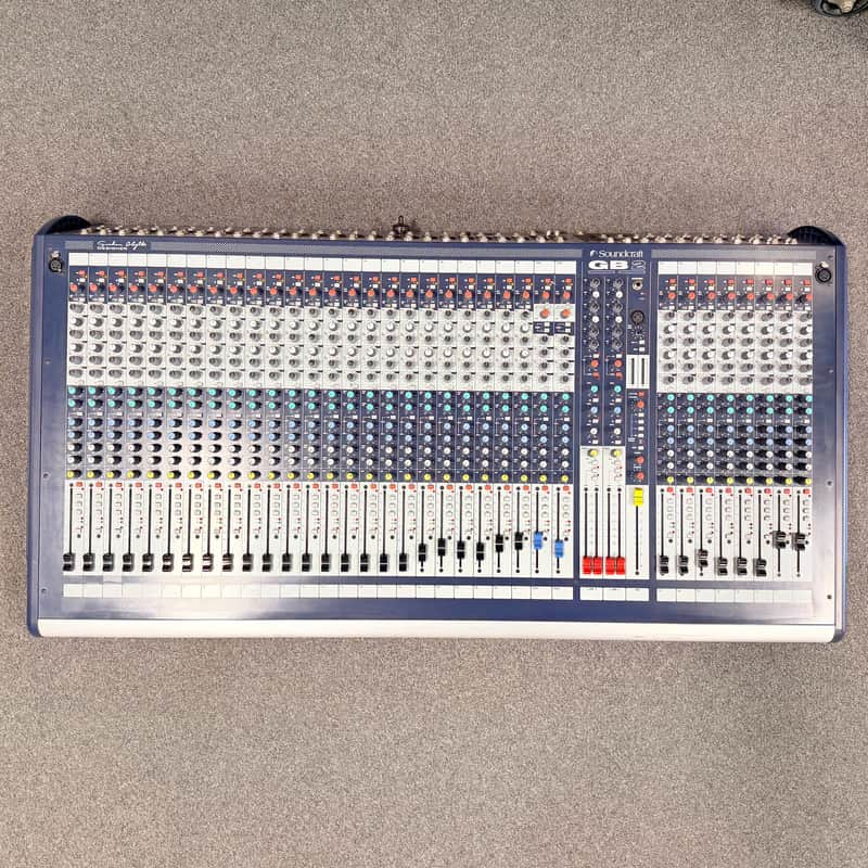 Soundcraft GB2 32-Channel Analog Mixing Console – 32x4 Live/Studio Mixer w/ 6 Aux Sends Mid–Late 2000s image 1
