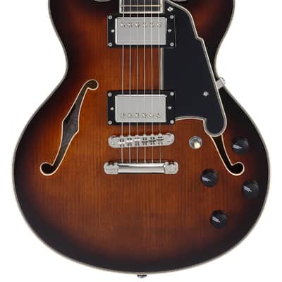 D'Angelico Premier MINI DC Brown Burst + Bag image 2