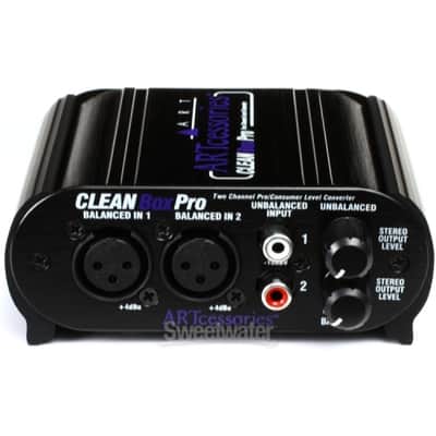 ART CleanBox Pro 2-Ch Stereo Level Converter & Hum Eliminator Pro Live/Studio image 9