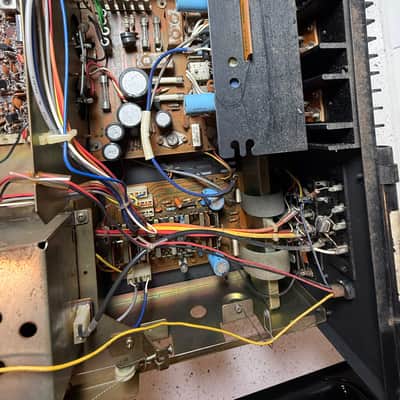 sansui 9090 db vintage stereo Integrated Amplifier receiver Silver Audiophile image 20