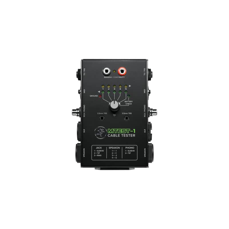 Mackie MTest-1 | Male Female I/O Signal Probe Cable Tester image 1