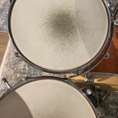 Gretsch Brooklyn Bop Kit (Jazz Sizes) 12/14/18/5x14 Satin Burnt Orange image 9