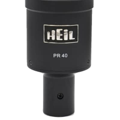 Heil Sound PR40 Black Large Diameter Studio Microphone PR40B image 1