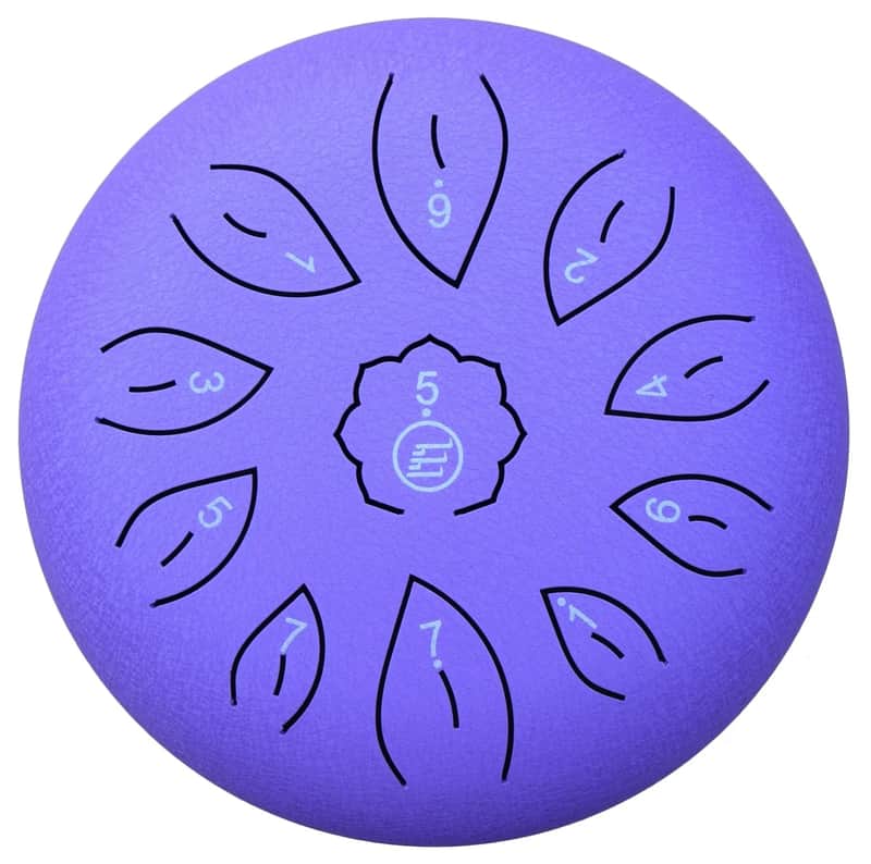 Ecko TD8/11N Tongue Drum 8'' 11 Notes, Purple image 1