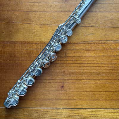 Jupiter 611RBSO Deluxe Standard Series Open-Hole Flute with Offset G, B-Foot 2010s - Silver-Plated image 3